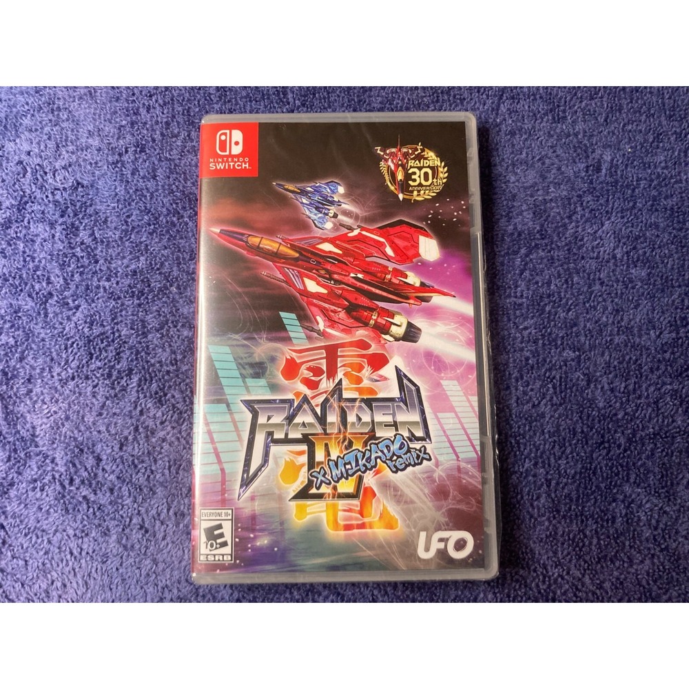 Raiden IV x Mikado Remix Nintendo Switch 2021 Brand New Sealed Shooter Game